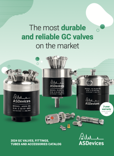 ASDEVICES GC VALVES, FITTINGS, TUBES AND ACCESSORIES CATALOG